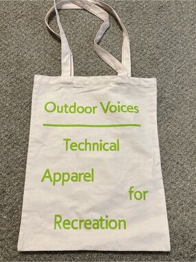 Outdoor Voices Canvas Tote Scottsdale